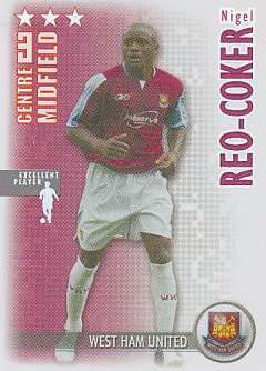 Nigel Reo-Coker West Ham United 2006/07 Shoot Out Excellent Player #334